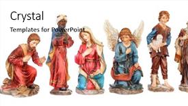  Presentation with nativity - Amazing slides having bible - image figures for the nativity backdrop and a lemonade colored foreground