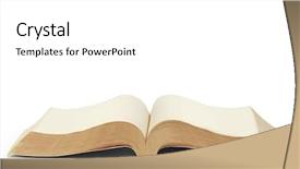  Presentation with wood simple - Colorful presentation theme enhanced with simple history - open book on wood planks backdrop and a white colored foreground