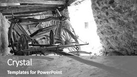  Presentation with transylvania - Presentation featuring bible construction - viscri fortified church in transylvania background and a  colored foreground