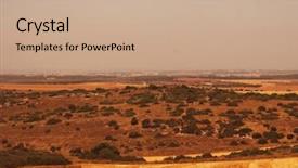  Presentation with ancient israel - Presentation design having bible isarel - picturesque ancient mountains background and a coral colored foreground