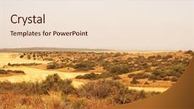  Presentation with ancient israel - Beautiful theme featuring bible isarel - picturesque ancient mountains backdrop and a lemonade colored foreground