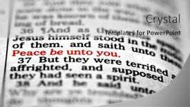  Presentation with jesus christ - Presentation featuring bible-scriptures-quotes-and-teahings background and a light gray colored foreground