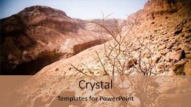  Presentation with bible scroll - Audience pleasing presentation consisting of bible scroll - negev desert and mountains backdrop and a coral colored foreground