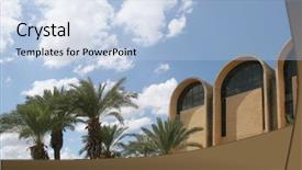  Presentation with bible scroll - Beautiful presentation theme featuring bible scroll - synagogue backdrop and a light blue colored foreground