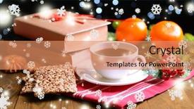  Presentation with coffee cup diary - Cool new slide set with bible tea - composition of book with cup backdrop and a  colored foreground