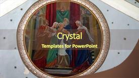  Presentation with jesus - Slides consisting of biblical culture - presentation of jesus background and a tawny brown colored foreground