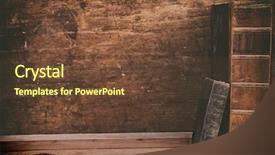  Presentation with academic - PPT theme having academic law - grunge books on wooden shelf background and a tawny brown colored foreground