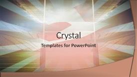  Presentation with flag - Presentation design featuring bicolor background - waving tonga flag against linear background and a lemonade colored foreground