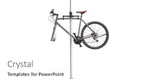  Presentation with repair - Cool new slide deck with bicycle-for-repair-without-one backdrop and a white colored foreground