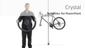  Presentation with repair - Slide deck featuring bicycle-repairman-with-a-wheel background and a white colored foreground