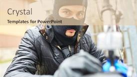  Presentation with mountain bike - Beautiful PPT layouts featuring bicycle-thief-cracking-the-castle backdrop and a lemonade colored foreground