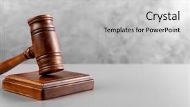  Presentation with sound - Cool new presentation theme with bid - judge's gavel and sound block backdrop and a light gray colored foreground