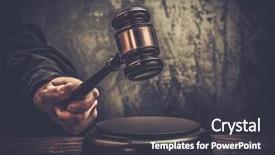  Presentation with bid - Presentation having bid - judge's hand holding wooden hammer background and a dark gray colored foreground