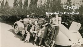  Presentation with 1930s - Amazing slide set having bielsko-poland-circa-1930s-vintage backdrop and a tawny brown colored foreground