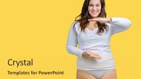  Presentation with symbol - Colorful slides enhanced with big and large size sign backdrop and a  colored foreground