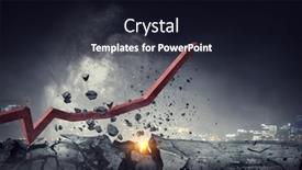  Presentation with media - Slides having big-arrow-showing-up-mixed background and a wine colored foreground