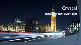  Presentation with parliament - PPT theme consisting of big-ben-and-house background and a wine colored foreground