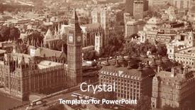  Presentation with parliament - Beautiful PPT theme featuring big-ben-and-house backdrop and a tawny brown colored foreground