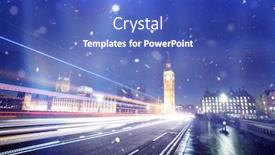  Presentation with westminster - Audience pleasing PPT theme consisting of big-ben-and-westminster backdrop and a cobalt blue colored foreground