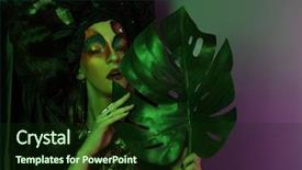  Presentation with black people - Cool new presentation theme with big black headdress theme backdrop and a tawny brown colored foreground