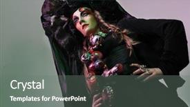  Presentation with black people - Presentation enhanced with big black headdress theme background and a gray colored foreground