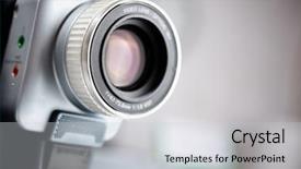  Presentation with watching tv - PPT theme enhanced with big brother is watching you background and a light gray colored foreground