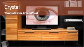  Presentation with hidden - Amazing slide deck having big brother is watching you backdrop and a tawny brown colored foreground