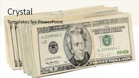  Presentation with money notes - Slide set having big bucks bennies benjamins dollars background and a lemonade colored foreground