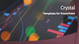  Presentation with market data - Slides consisting of big checks - checking stock market data information background and a  colored foreground
