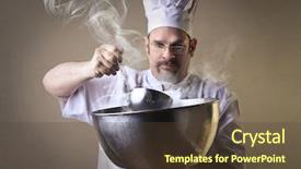  Presentation with oat meal - Colorful slide set enhanced with big checks - checking the meal backdrop and a  colored foreground