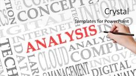  Presentation with data mining - Slide deck with big data with text background and a white colored foreground