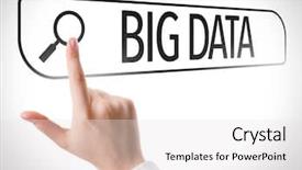  Presentation with data entry copy paste virtual assistant - PPT theme featuring big data written in search background and a white colored foreground