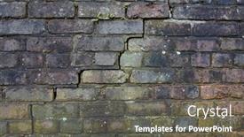  Presentation with crack - Colorful theme enhanced with big-diagonal-crack backdrop and a gray colored foreground