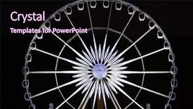  Presentation with notre dame de paris france - Presentation design enhanced with big dipper at night paris background and a wine colored foreground