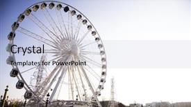  Presentation with paris france - Presentation theme consisting of big dipper paris france background and a lemonade colored foreground