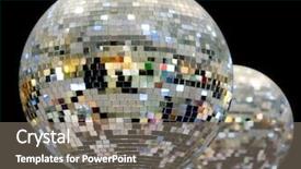  Presentation with 70s - Cool new presentation theme with big disco balls backdrop and a gray colored foreground