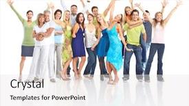  Presentation with funny - PPT layouts having pink rose flower plant with water drop background and a tawny brown colored foreground