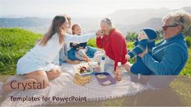  Presentation with green mountains - 