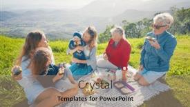  Presentation with green mountains - 