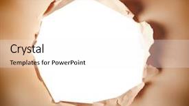  Presentation with free - Cool new theme with big hole in center free backdrop and a white colored foreground