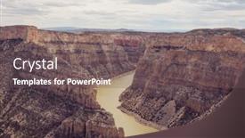  Presentation with recreation - Amazing slide set having big-horn-canyon-national-recreation backdrop and a gray colored foreground