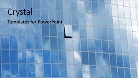  Presentation with modern building - Beautiful slide deck featuring big idea - picture of a group backdrop and a light blue colored foreground