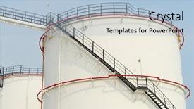  Presentation with oil tanks - Amazing presentation having farm security - big industrial oil tanks backdrop and a soft green colored foreground