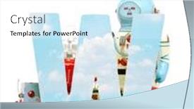  Presentation with cloud computing - Audience pleasing PPT theme consisting of big-letter-w-cloud-computing backdrop and a white colored foreground