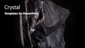  Presentation with coal - Amazing slide deck having big-lumps-of-coal-isolated backdrop and a black colored foreground