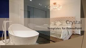  Presentation with old fashioned luxury and classic - Slides with big-luxury-elegant-classic-bathroom background and a coral colored foreground
