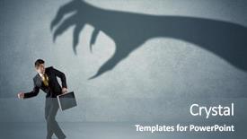  Presentation with shadow - Colorful presentation theme enhanced with big monster claw shadow backdrop and a gray colored foreground