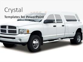 Powerpoint Graphics/animation Big Pick Up Truck PPT Template | CrystalGraphics #38