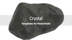  Presentation with portfolio - Theme consisting of stone isolated on white background in my portfolio have more photos of stones background and a dark gray colored foreground