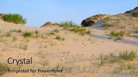  Presentation with usa - Colorful theme enhanced with big sable point dunes michigan backdrop and a coral colored foreground